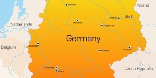 Key Changes In German Employment Law 2024   Germany Map Orange Map Germany With Cities 